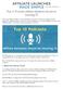 Top 10 Podcasts Affiliate Marketers Should be Listening To