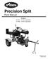 Precision Split Parts Manual