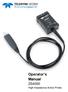 Operator s Manual ZS4000. High-Impedance Active Probe