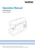 Operation Manual. Sewing Machine. Product Code: 888-F42