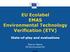 EU Ecolabel EMAS Environmental Technology Verification (ETV) State-of-play and evaluations