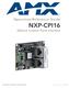 Operation/Reference Guide NXP-CPI16. NetLinx Custom Panel Interface. Custom Panel Interfaces