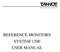 REFERENCE MONITORS SYSTEM 1200 USER MANUAL