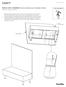 COACT MEDIA UNIT ASSEMBLY WITH X9 OPEN SHELF STORAGE OPTION PART # INSTALLATION INSTRUCTIONS