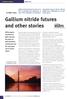 Gallium nitride futures and other stories