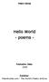 Hello World - poems -