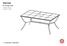 Harriet. >> assembly instruction. 64 Dining Table. style # SS TD dpci #
