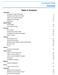 Canossa. Table of Contents. A Community Profile