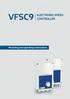 VFSC9 ELECTRONIC SPEED CONTROLLER. Mounting and operating instructions