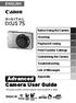 Advanced Camera User Guide ENGLISH. Before Using the Camera. Shooting. Playback/Erasing. Print/Transfer Settings. Customizing the Camera