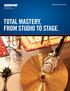 KSM Microphones total mastery, from studio to stage.