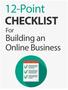 12-POINT CHECKLIST FOR BUILDING AN ONLINE BUSINESS