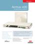 Airmux-400 Broadband Wireless Multiplexer
