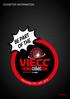 EXHIBITOR INFORMATION BE PART OF THE #VIECC