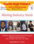 Meeting Industry Needs