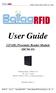 User Guide. 125 khz Proximity Reader Module (DCM-15) EM Read Only, 125KHz +5V 40 x 38 x 7 (mm) WEG26 / RS232 / TTL ( w/ Internal Antenna )
