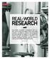 FEATURES REAL-WORLD RESEARCH