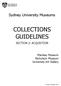 COLLECTIONS GUIDELINES