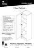 1 Door Tall Unit ASSEMBLY GUIDE. WARNING: Contains small parts, keep out of reach of children.
