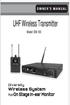 UHF Wireless Transmitter