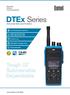 DTEx Series. Tough. Intrinsically Safe Land Portables.   Business Critical Communications