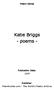 Katie Briggs - poems -