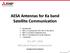 AESA Antennas for Ka band Satellite Communication