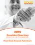 2019 Provider Directory