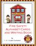 Fire Safety Alphabet Cards and Writing Book