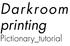 Darkroom printing. Pictionary_tutorial