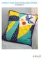 Cotton + Steel Scout Embroidery Pillow by Pamela Cox