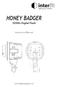 lighting your creativity HONEY BADGER 320Ws Digital Flash Instruction Manual