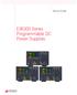E36300 Series Programmable DC Power Supplies. Service Guide