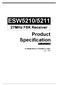 ESW5210/ MHz FSK Receiver. Product Specification DOC. VERSION 1.0