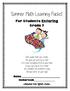 Summer Math Learning Packet