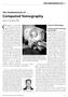 Computed Tomography. The Fundamentals of... THE FUNDAMENTALS OF... Jason H. Launders, MSc. Current Technology