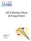 GCS Member Photo & Image Editor