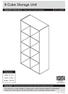 8 Cube Storage Unit. Assembly Instructions - Please keep for future reference. 011 xx 3557