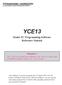 YCE13. Dealer PC Programming Software Reference Manual. Attention!