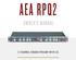 AEA RPQ2 OWNER S MANUAL 2-CHANNEL RIBBON PREAMP WITH EQ