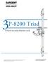 P-8200 Triad. 33 Point Security Mortise Lock