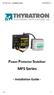 PPS MFS series - Installation Guide. Power Protector Stabilizer V 3.8 1