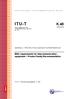 ITU-T K.48. EMC requirements for telecommunication equipment Product family Recommendation SERIES K: PROTECTION AGAINST INTERFERENCE
