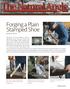 Forging a Plain Stamped Shoe